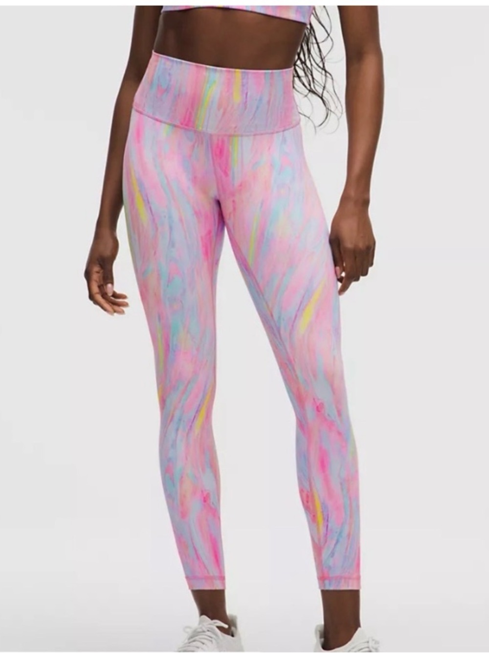 NWT Lululemon Wunder Train High-Rise Tight 28” Prism Marble Multi Size 8 - Picture 4 of 10